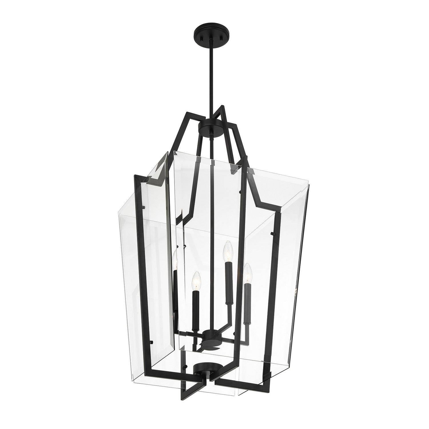 Savoy House - 3-9950-4-89 - Four Light Pendant - Farell - Matte Black