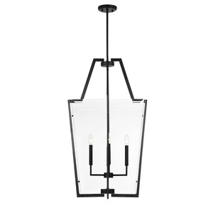 Savoy House - 3-9950-4-89 - Four Light Pendant - Farell - Matte Black