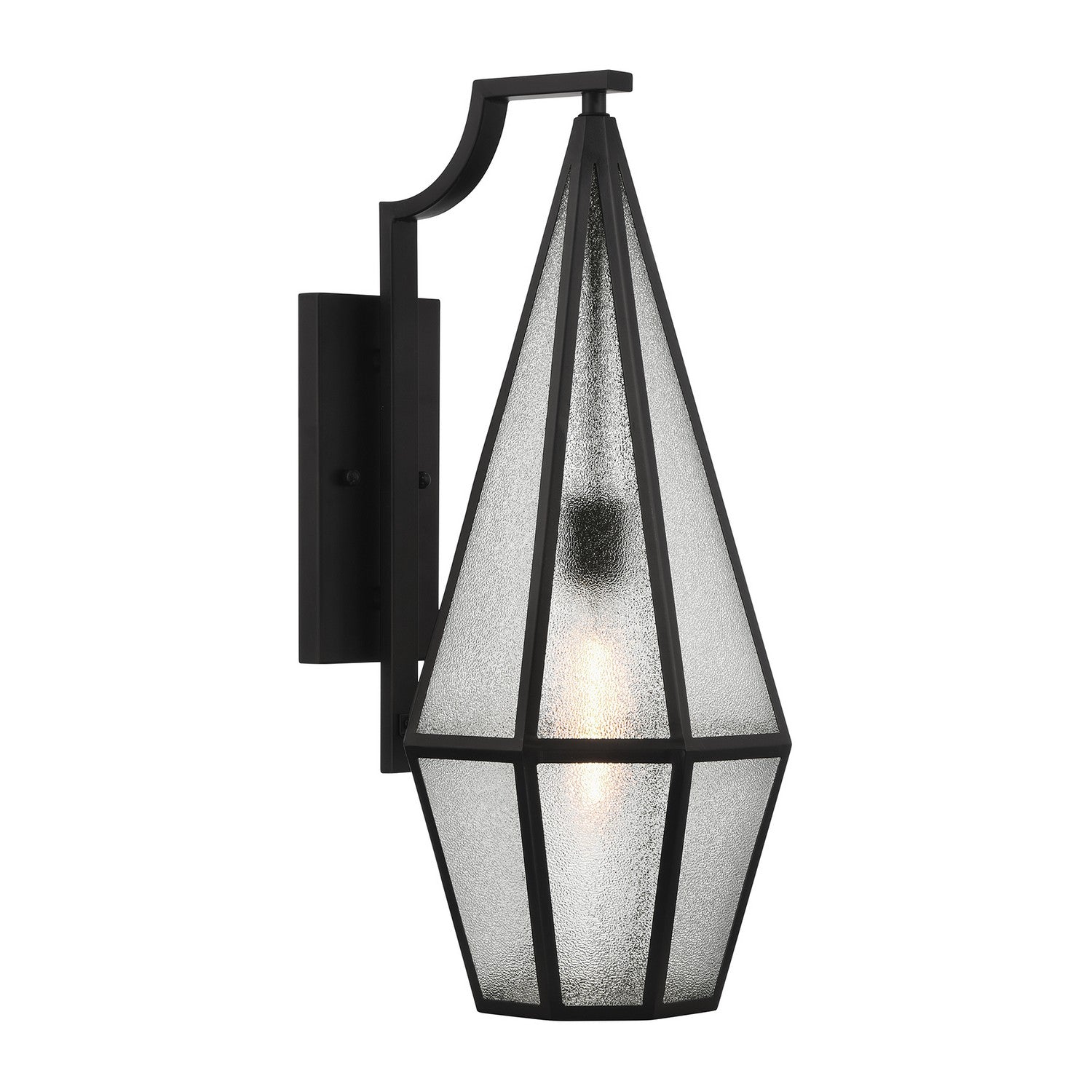 Savoy House - 5-705-BK - One Light Outdoor Wall Lantern - Peninsula - Matte Black