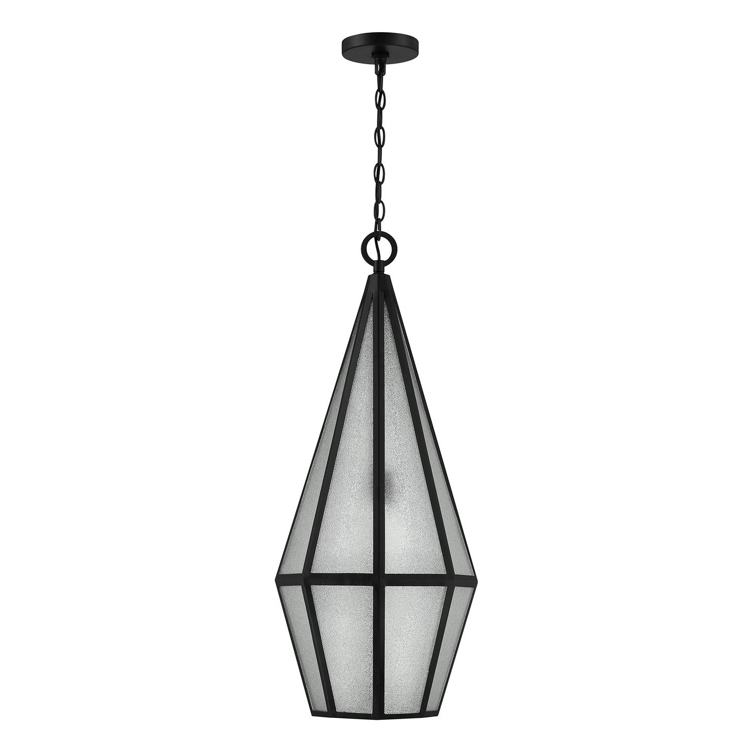 Savoy House - 5-706-BK - One Light Outdoor Hanging Lantern - Peninsula - Matte Black