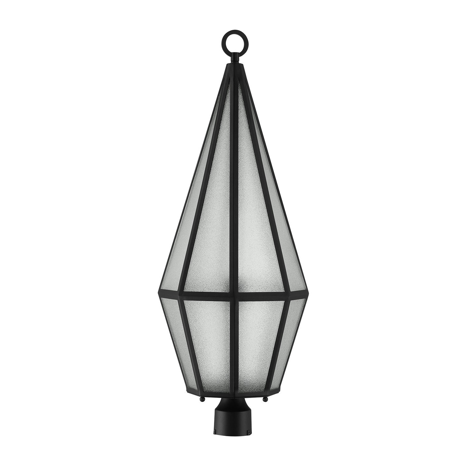 Savoy House - 5-707-BK - One Light Outdoor Post Lantern - Peninsula - Matte Black