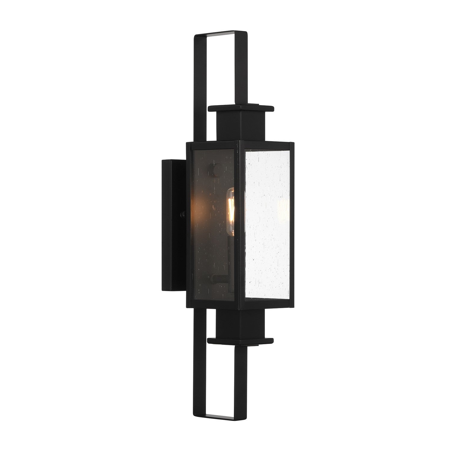 Savoy House - 5-825-BK - One Light Outdoor Wall Lantern - Ascott - Matte Black