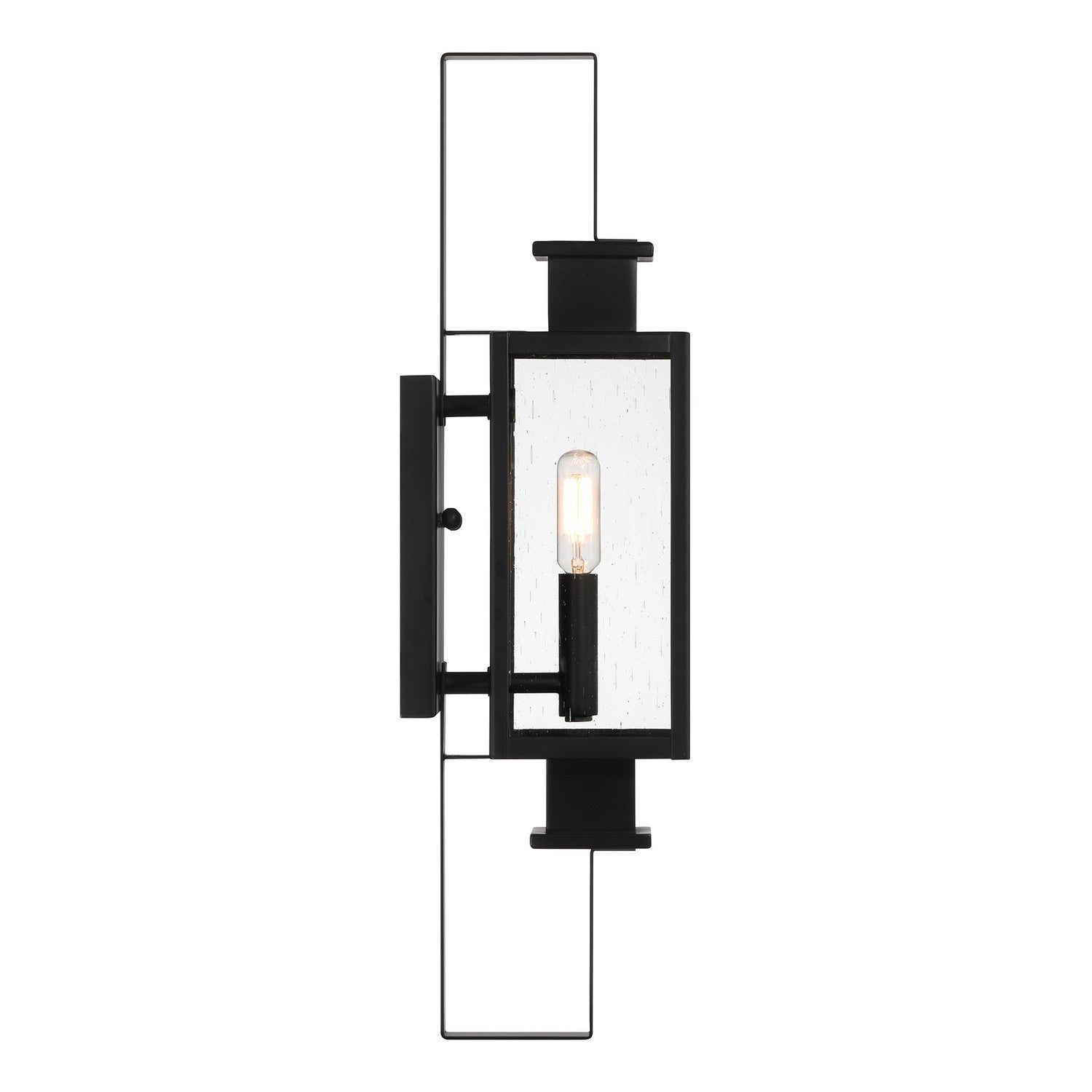 Savoy House - 5-825-BK - One Light Outdoor Wall Lantern - Ascott - Matte Black