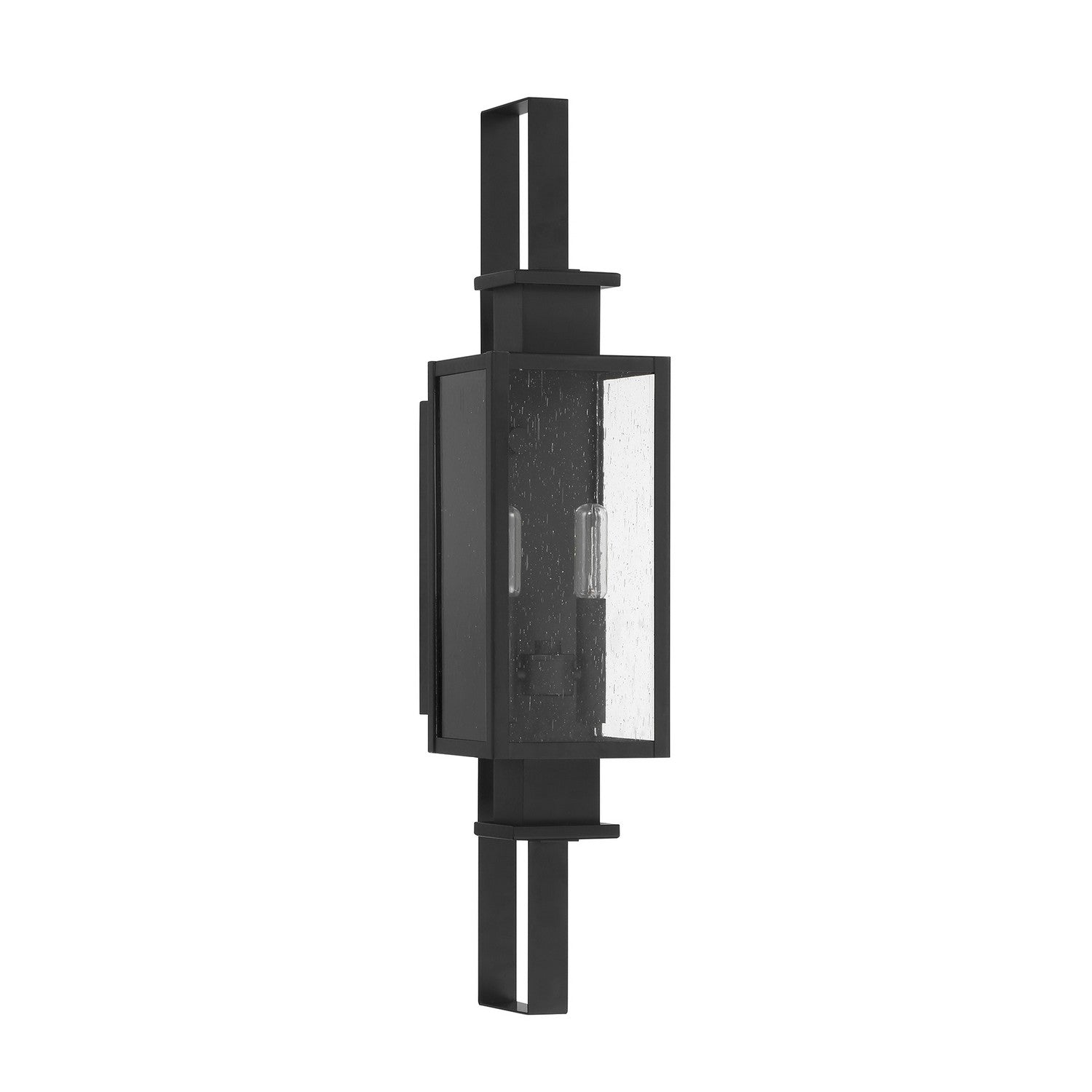 Savoy House - 5-826-BK - Two Light Outdoor Wall Lantern - Ascott - Matte Black