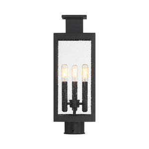 Savoy House - 5-828-BK - Three Light Outdoor Post Lantern - Ascott - Matte Black