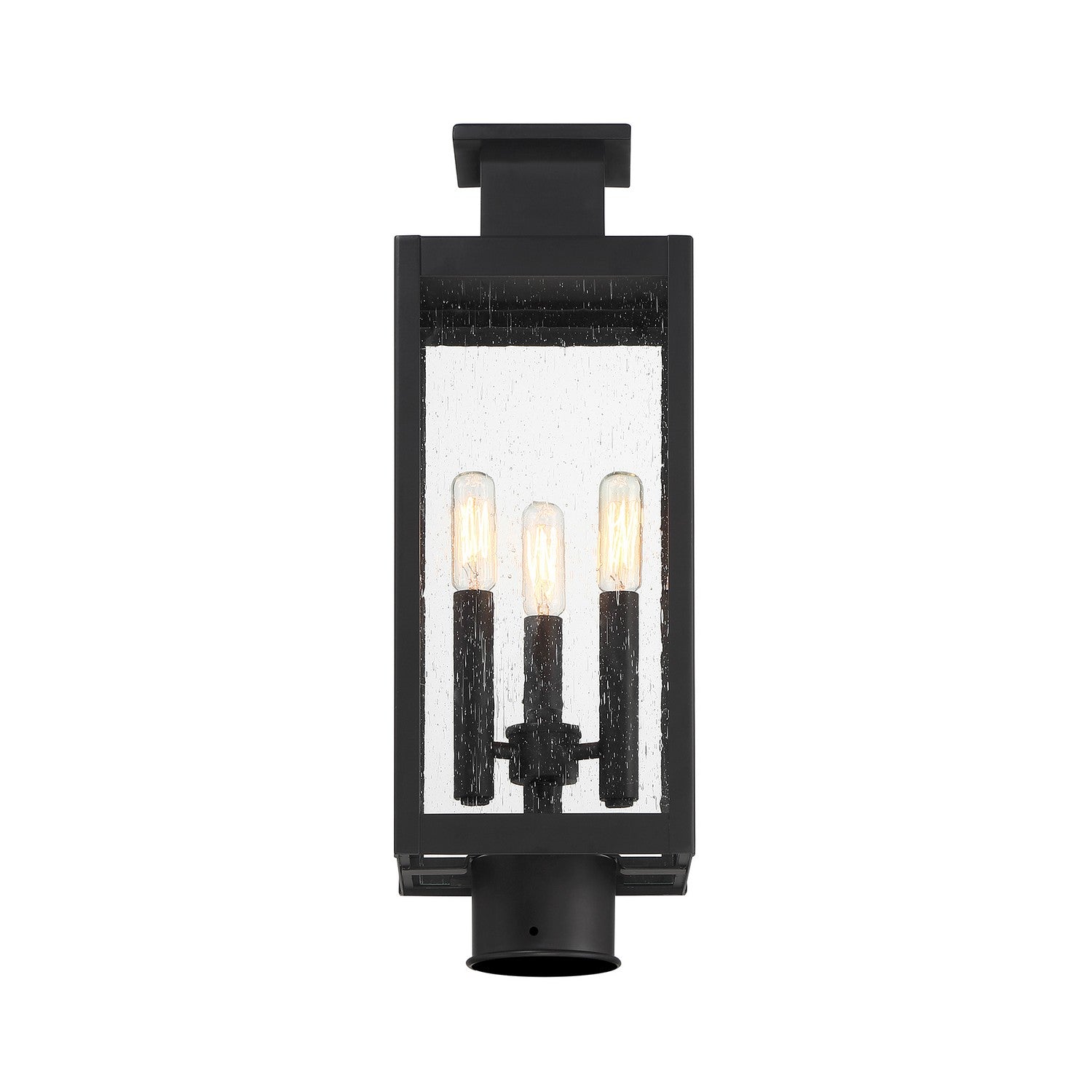 Savoy House - 5-828-BK - Three Light Outdoor Post Lantern - Ascott - Matte Black