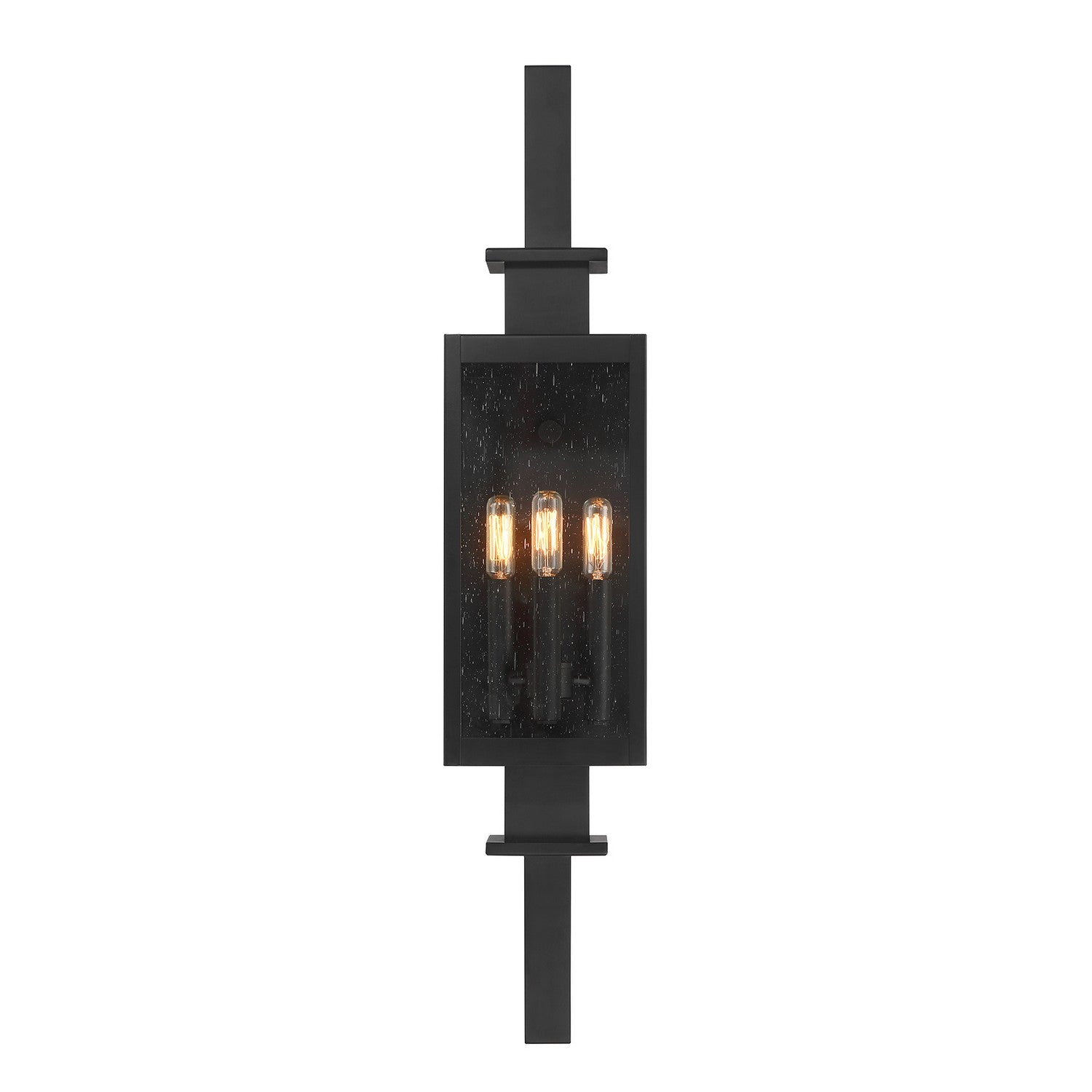 Savoy House - 5-829-BK - Three Light Outdoor Wall Lantern - Ascott - Matte Black