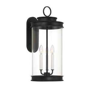 Savoy House - 5-903-BK - Three Light Outdoor Wall Lantern - Englewood - Matte Black