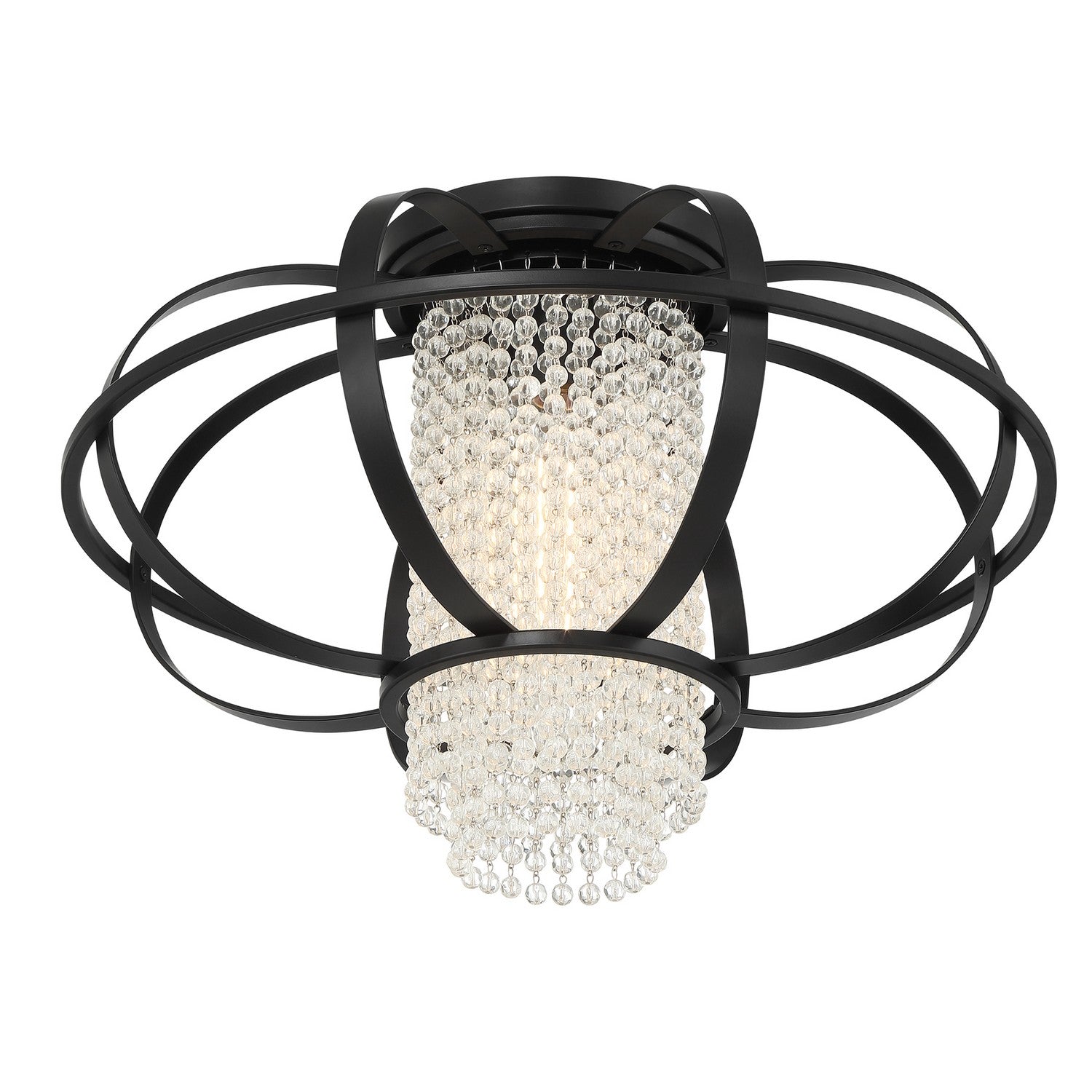 Savoy House - 6-5218-1-89 - One Light Flush Mount - Idlewild - Matte Black