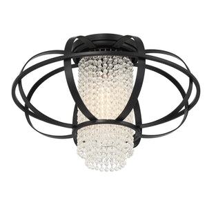 Savoy House - 6-5218-1-89 - One Light Flush Mount - Idlewild - Matte Black