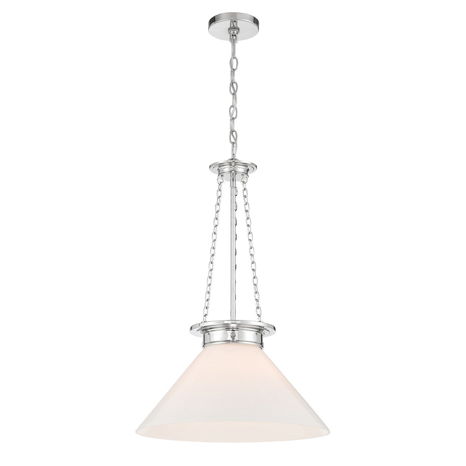 Savoy House - 7-1011-1-109 - One Light Pendant - Myers - Polished Nickel