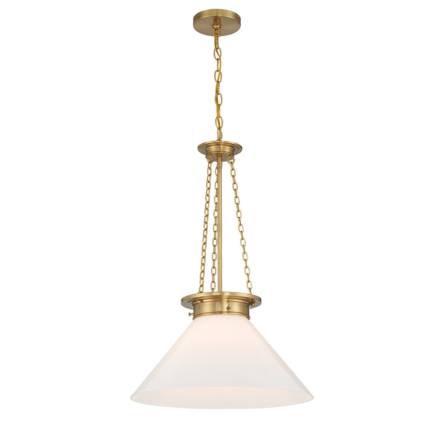 Savoy House - 7-1011-1-322 - One Light Pendant - Myers - Warm Brass