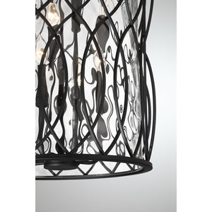 Savoy House - 7-2004-8-89 - Eight Light Pendant - Snowden - Matte Black