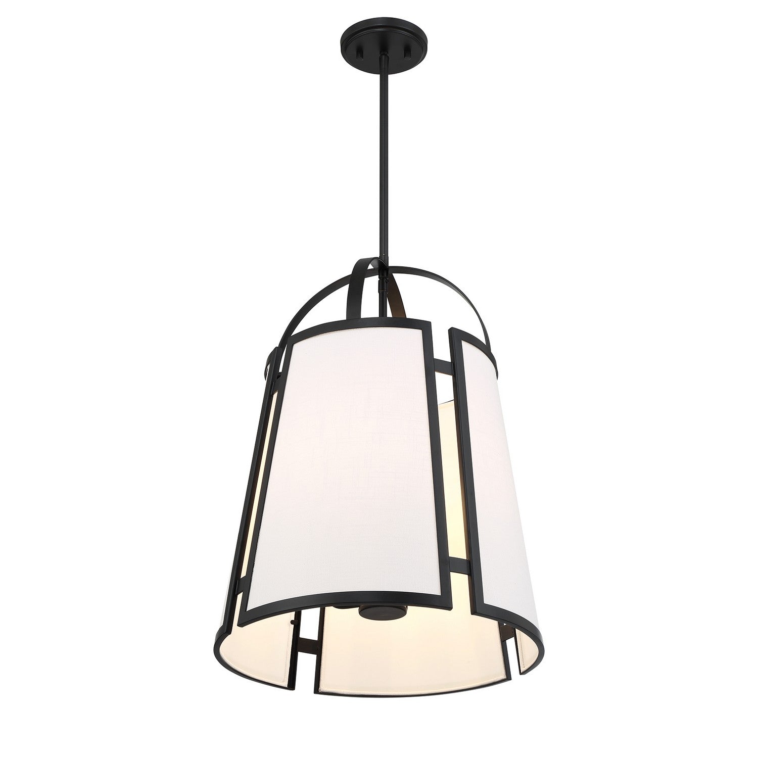 Savoy House - 7-6304-4-89 - Four Light Pendant - Chartwell - Matte Black