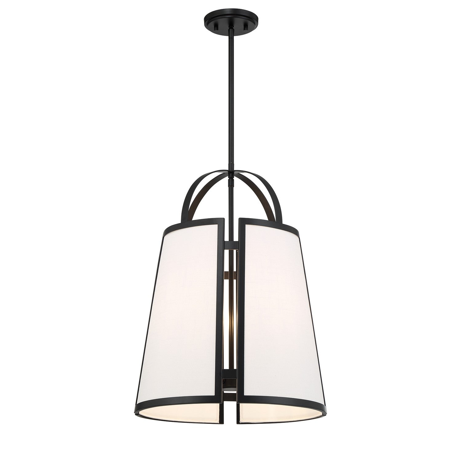 Savoy House - 7-6304-4-89 - Four Light Pendant - Chartwell - Matte Black