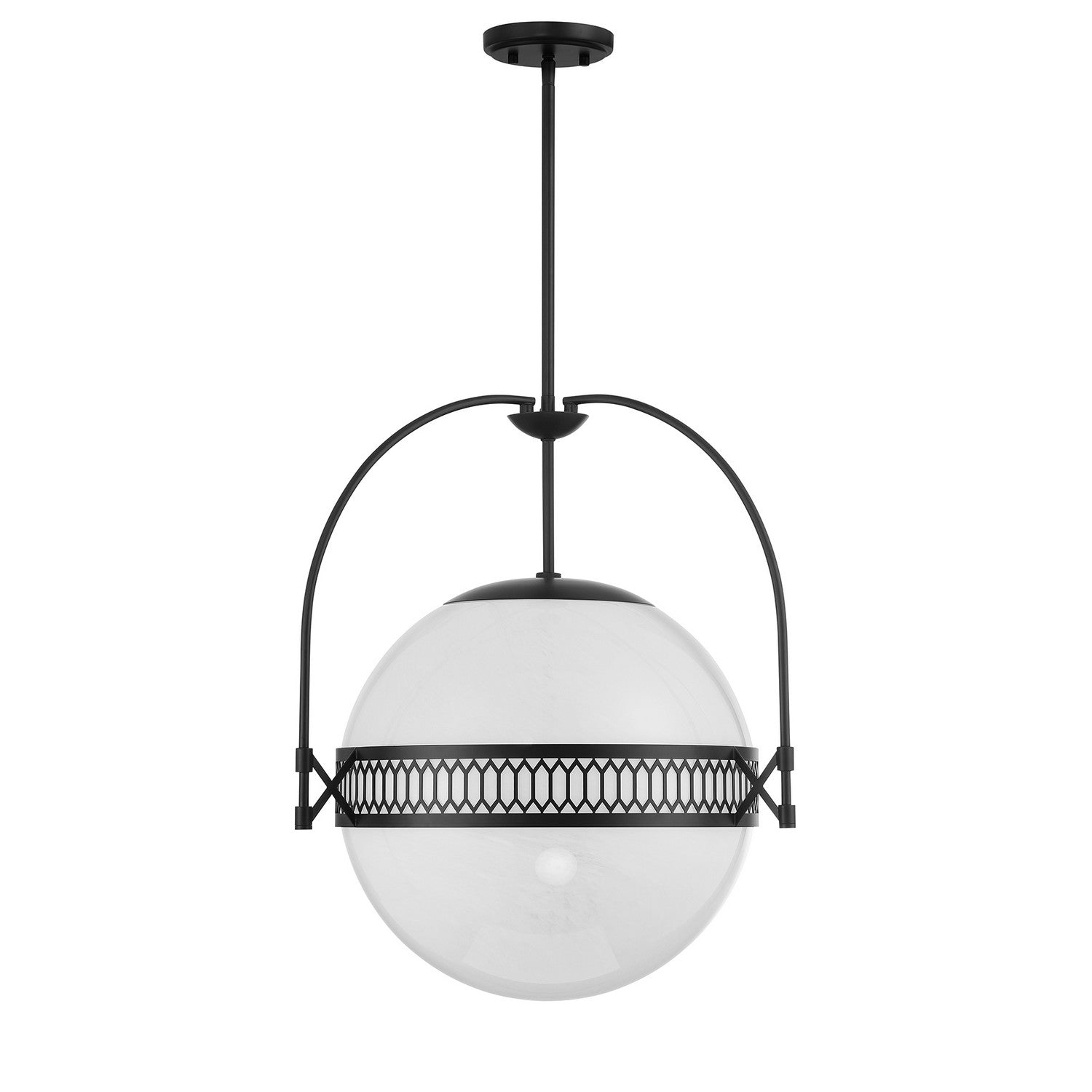 Savoy House - 7-6407-3-89 - Three Light Pendant - Thornhill - Matte Black