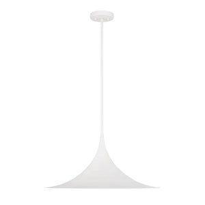 Savoy House - 7-7639-1-83 - One Light Pendant - Bowdin - Bisque White