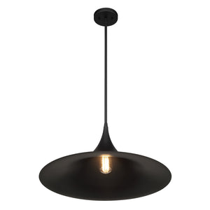 Savoy House - 7-7639-1-89 - One Light Pendant - Bowdin - Matte Black