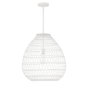 Savoy House - 7-7681-1-83 - One Light Pendant - Maya - Bisque White