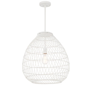 Savoy House - 7-7681-1-83 - One Light Pendant - Maya - Bisque White