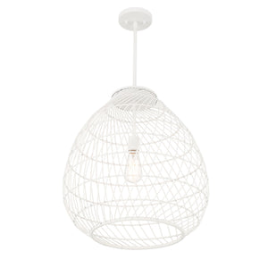 Savoy House - 7-7681-1-83 - One Light Pendant - Maya - Bisque White