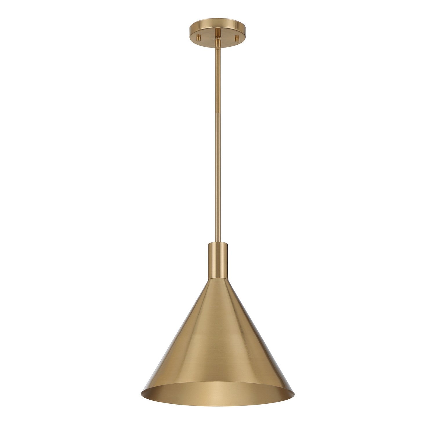 Savoy House - 7-8001-1-127 - One Light Pendant - Pharos - Noble Brass