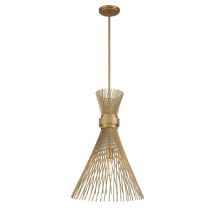 Savoy House - 7-9602-1-171 - One Light Pendant - Longfellow - Burnished Brass