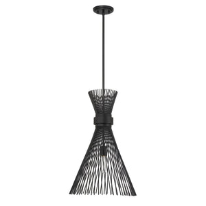 Savoy House - 7-9602-1-89 - One Light Pendant - Longfellow - Matte Black