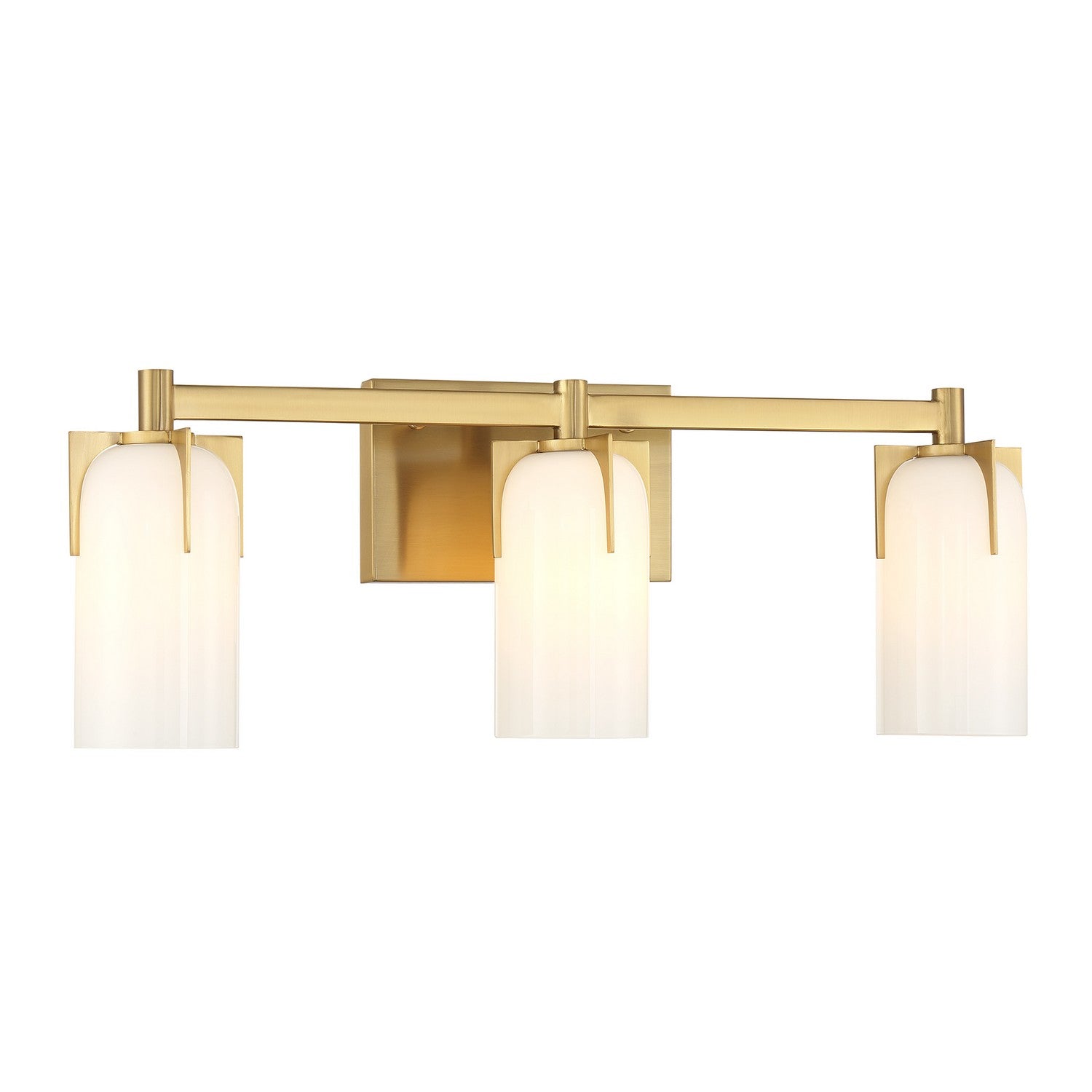 Savoy House - 8-4128-3-322 - Three Light Bathroom Vanity - Caldwell - Warm Brass