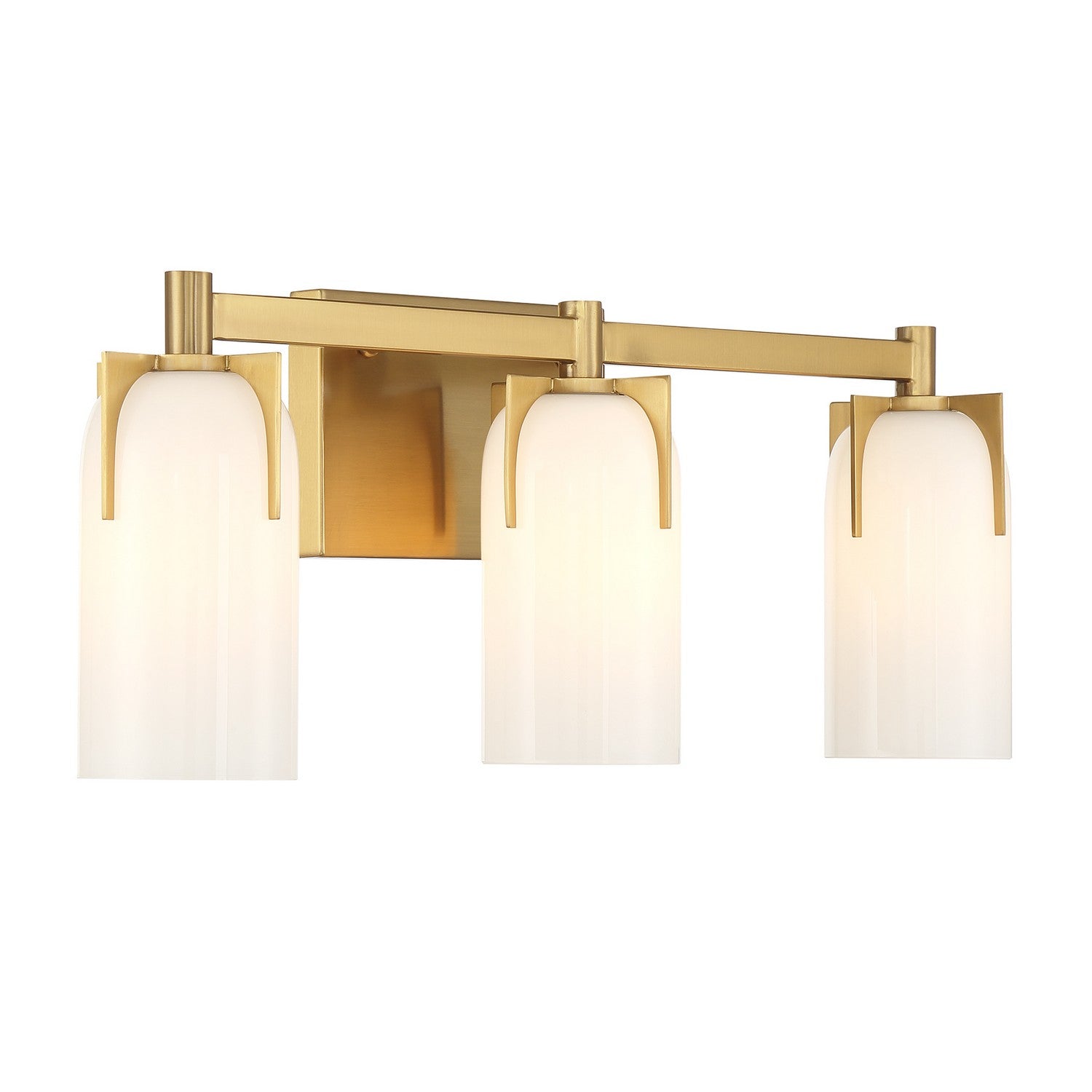 Savoy House - 8-4128-3-322 - Three Light Bathroom Vanity - Caldwell - Warm Brass