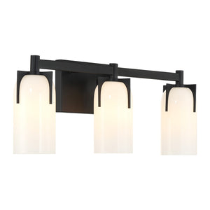 Savoy House - 8-4128-3-BK - Three Light Bathroom Vanity - Caldwell - Matte Black