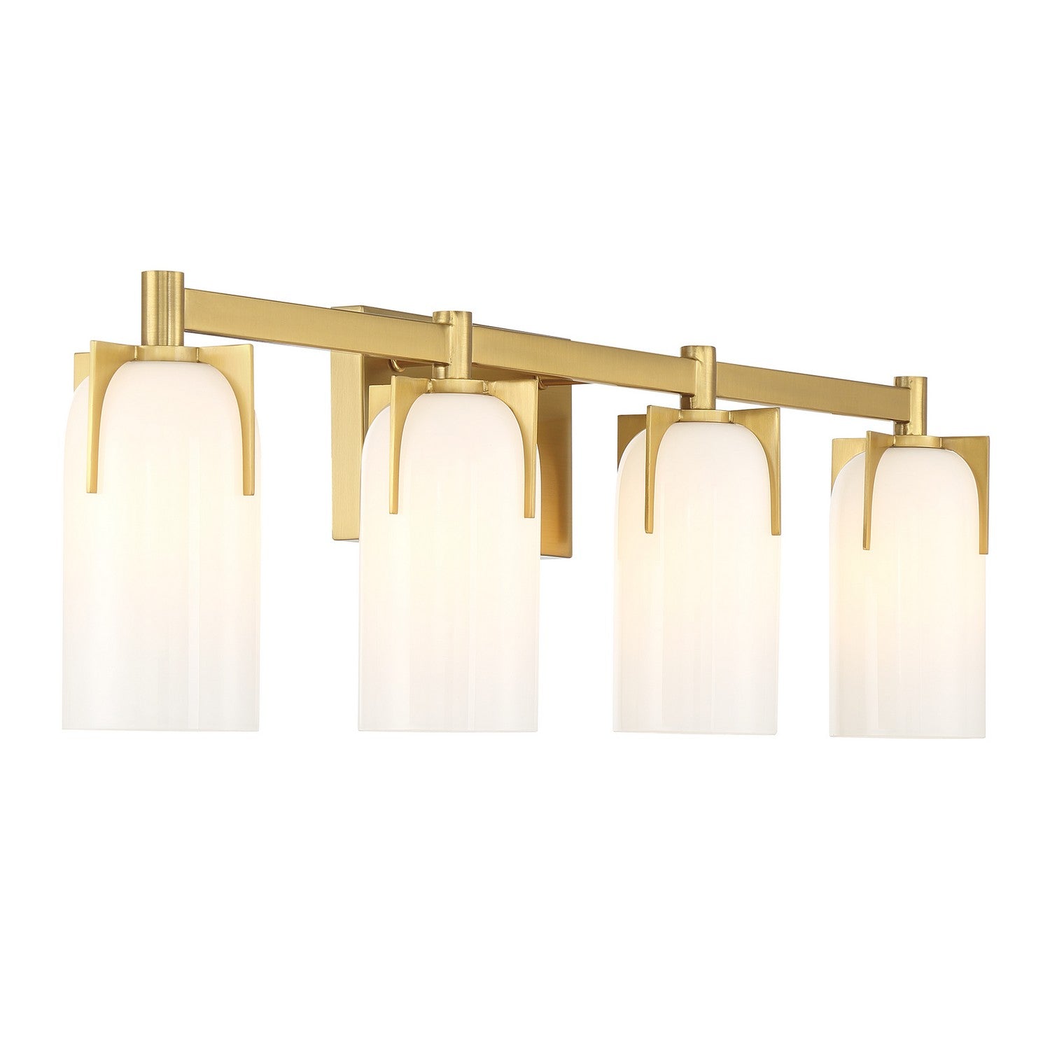 Savoy House - 8-4128-4-322 - Four Light Bathroom Vanity - Caldwell - Warm Brass