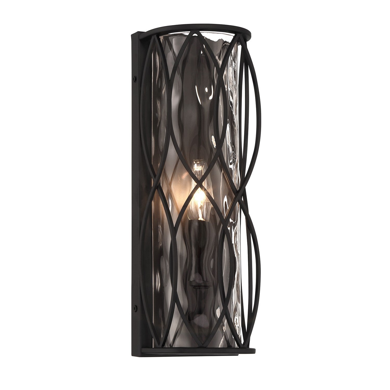 Savoy House - 9-2006-1-89 - One Light Wall Sconce - Snowden - Matte Black