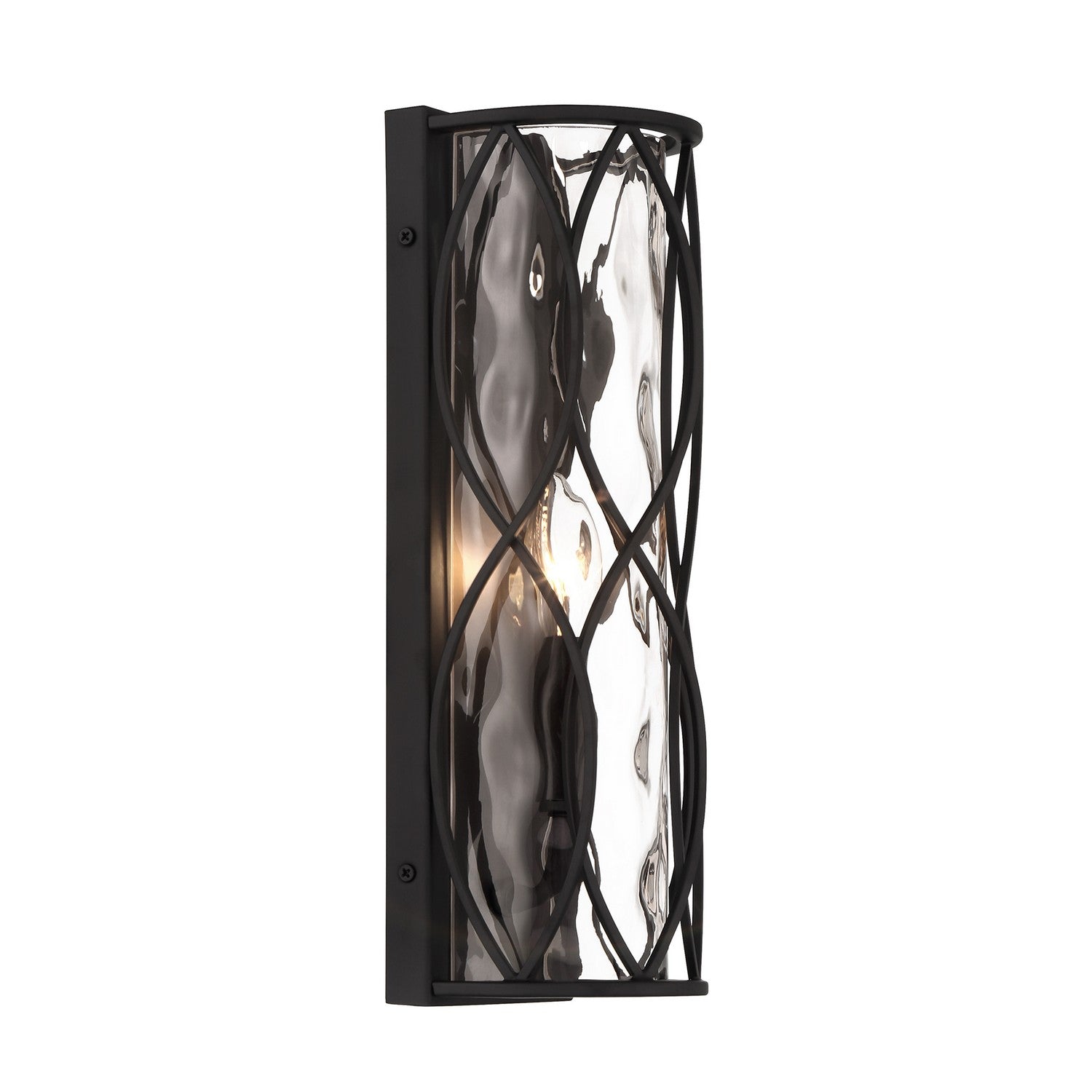 Savoy House - 9-2006-1-89 - One Light Wall Sconce - Snowden - Matte Black