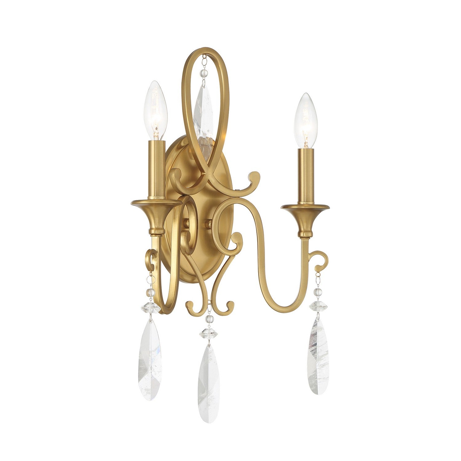 Savoy House - 9-2704-2-322 - Two Light Wall Sconce - Fairchild - Warm Brass