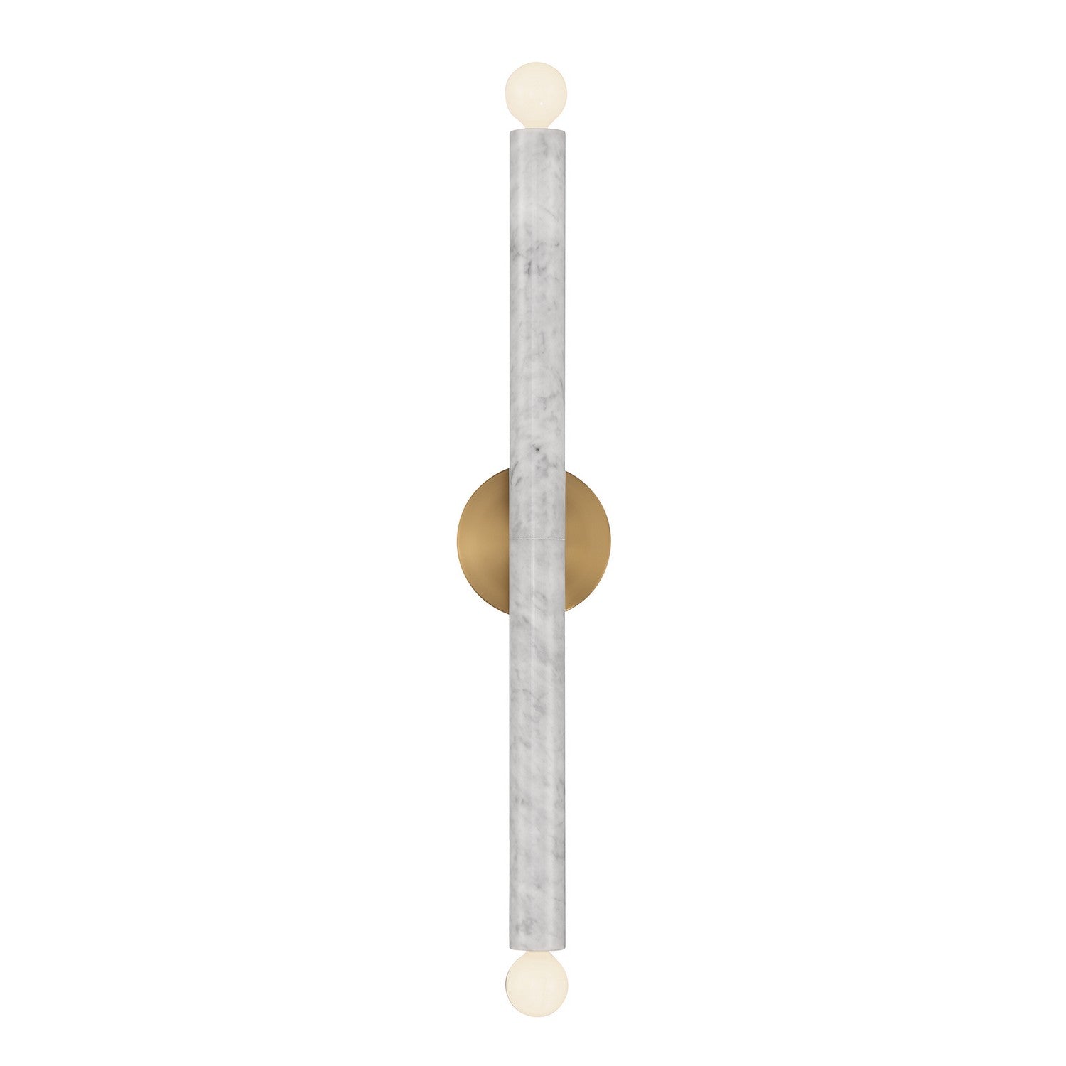 Savoy House - 9-2901-2-264 - Two Light Wall Sconce - Callaway - White Marble with Warm Brass