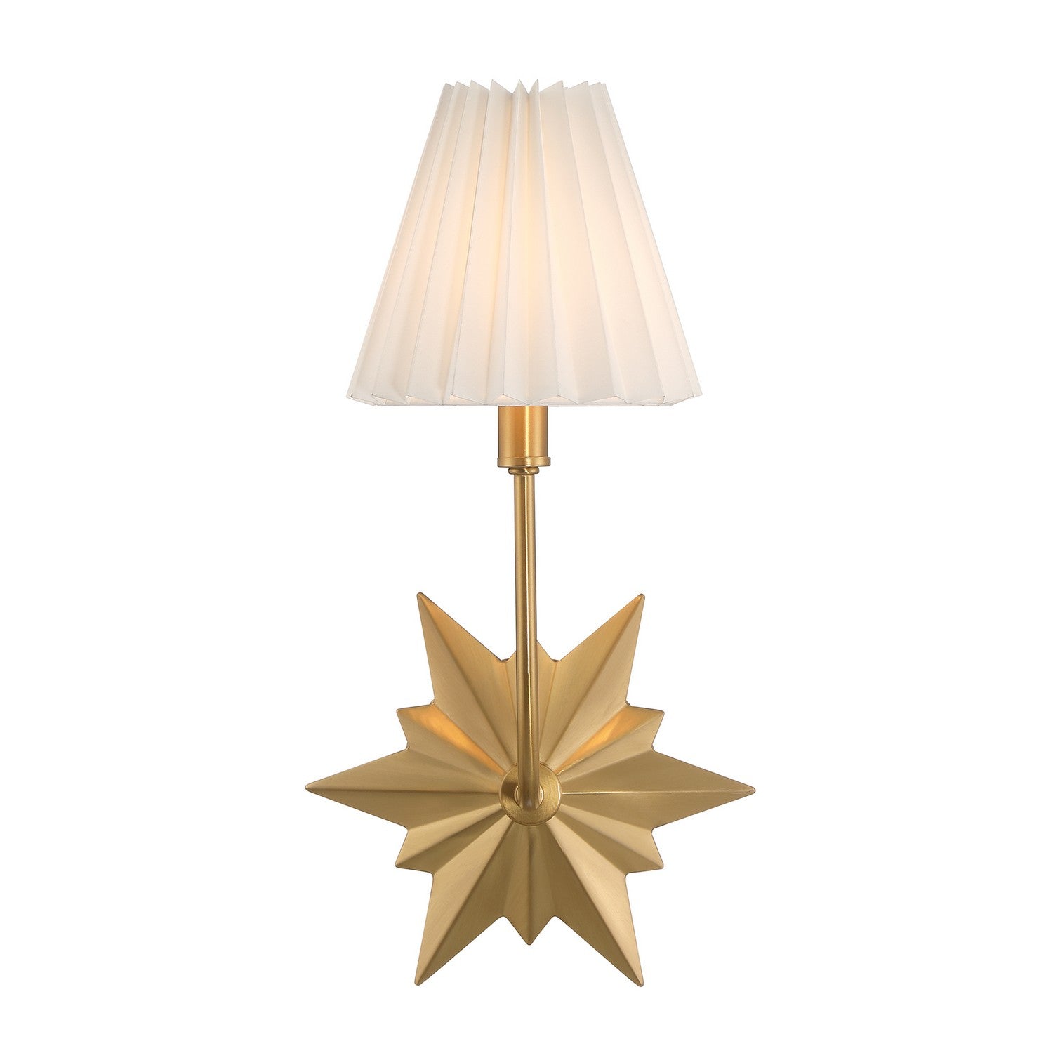 Savoy House - 9-4408-1-322 - One Light Wall Sconce - Crestwood - Warm Brass