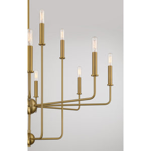 Savoy House - 1-4046-12-322 - 12 Light Chandelier - Avondale - Warm Brass