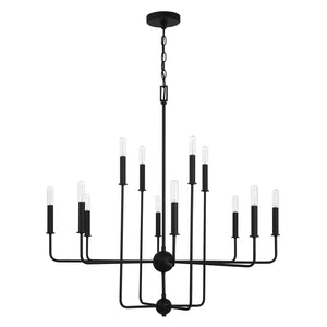 Savoy House - 1-4046-12-89 - 12 Light Chandelier - Avondale - Matte Black