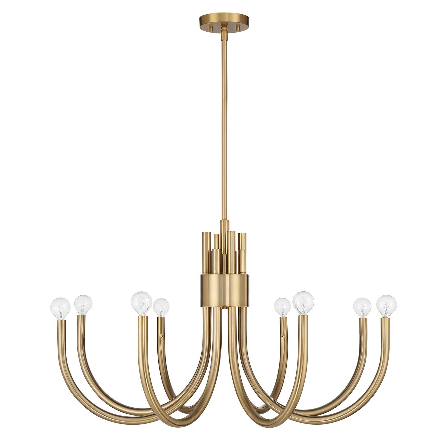 Savoy House - 1-6680-8-127 - Eight Light Chandelier - Sorrento - Noble Brass