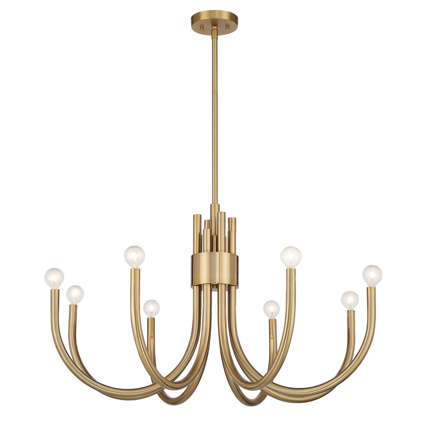 Savoy House - 1-6680-8-127 - Eight Light Chandelier - Sorrento - Noble Brass