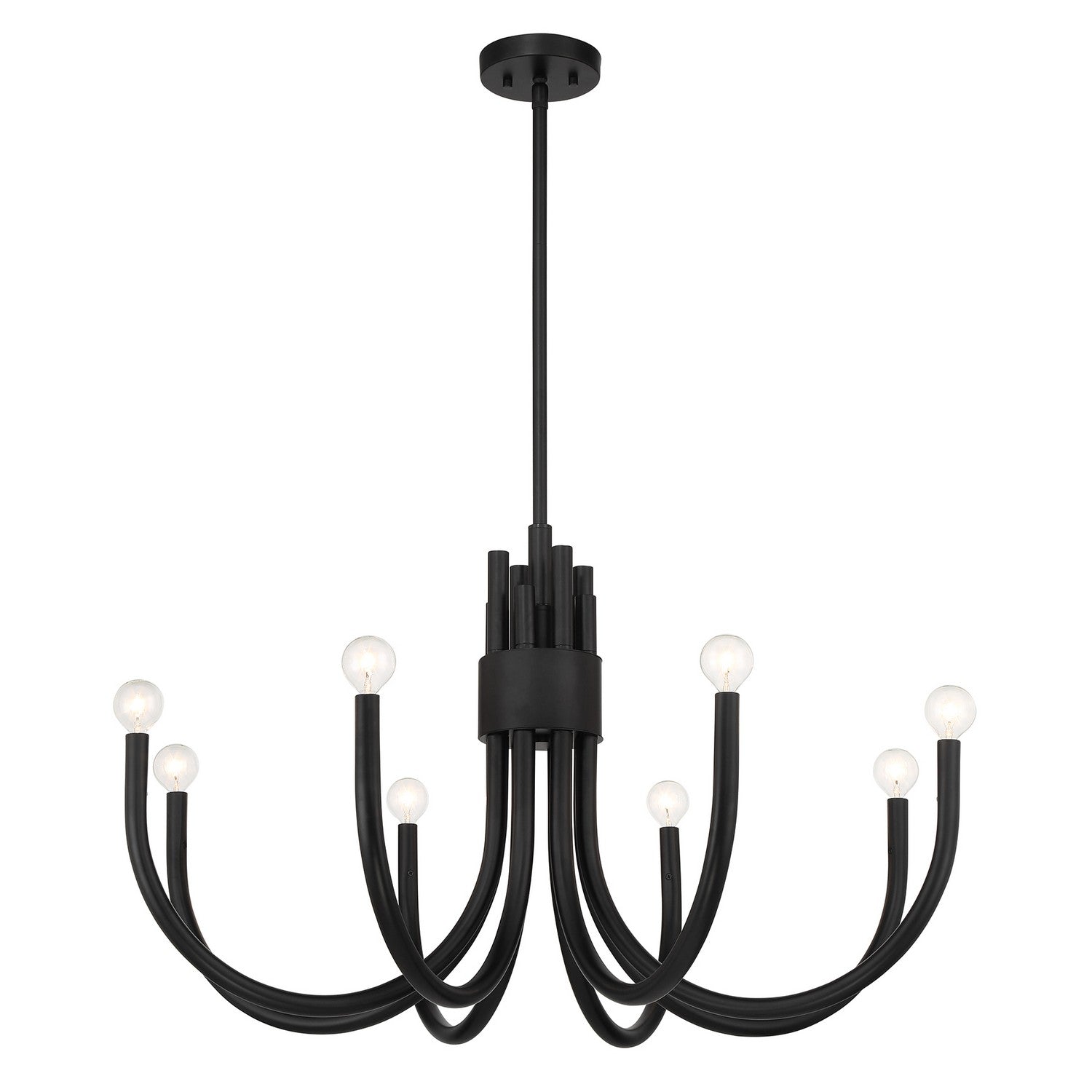 Savoy House - 1-6680-8-89 - Eight Light Chandelier - Sorrento - Matte Black