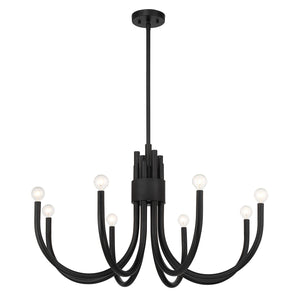 Savoy House - 1-6680-8-89 - Eight Light Chandelier - Sorrento - Matte Black