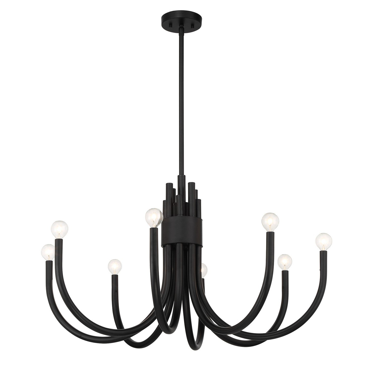 Savoy House - 1-6680-8-89 - Eight Light Chandelier - Sorrento - Matte Black