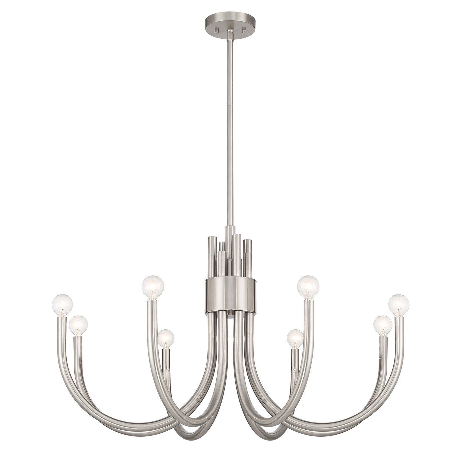 Savoy House - 1-6680-8-SN - Eight Light Chandelier - Sorrento - Satin Nickel