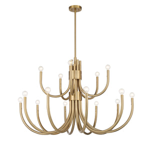 Savoy House - 1-6682-15-127 - 15 Light Chandelier - Sorrento - Noble Brass