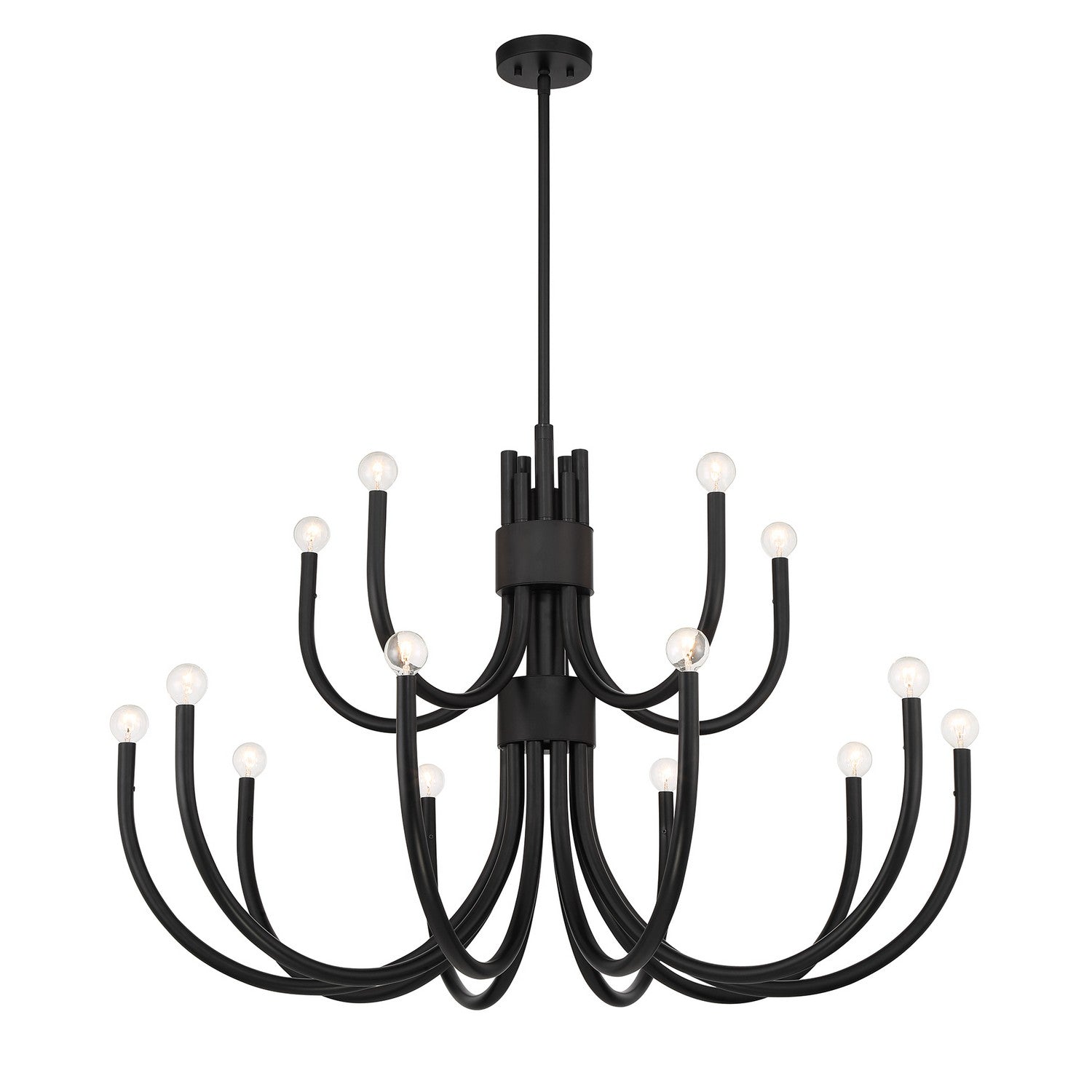 Savoy House - 1-6682-15-89 - 15 Light Chandelier - Sorrento - Matte Black