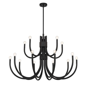 Savoy House - 1-6682-15-89 - 15 Light Chandelier - Sorrento - Matte Black