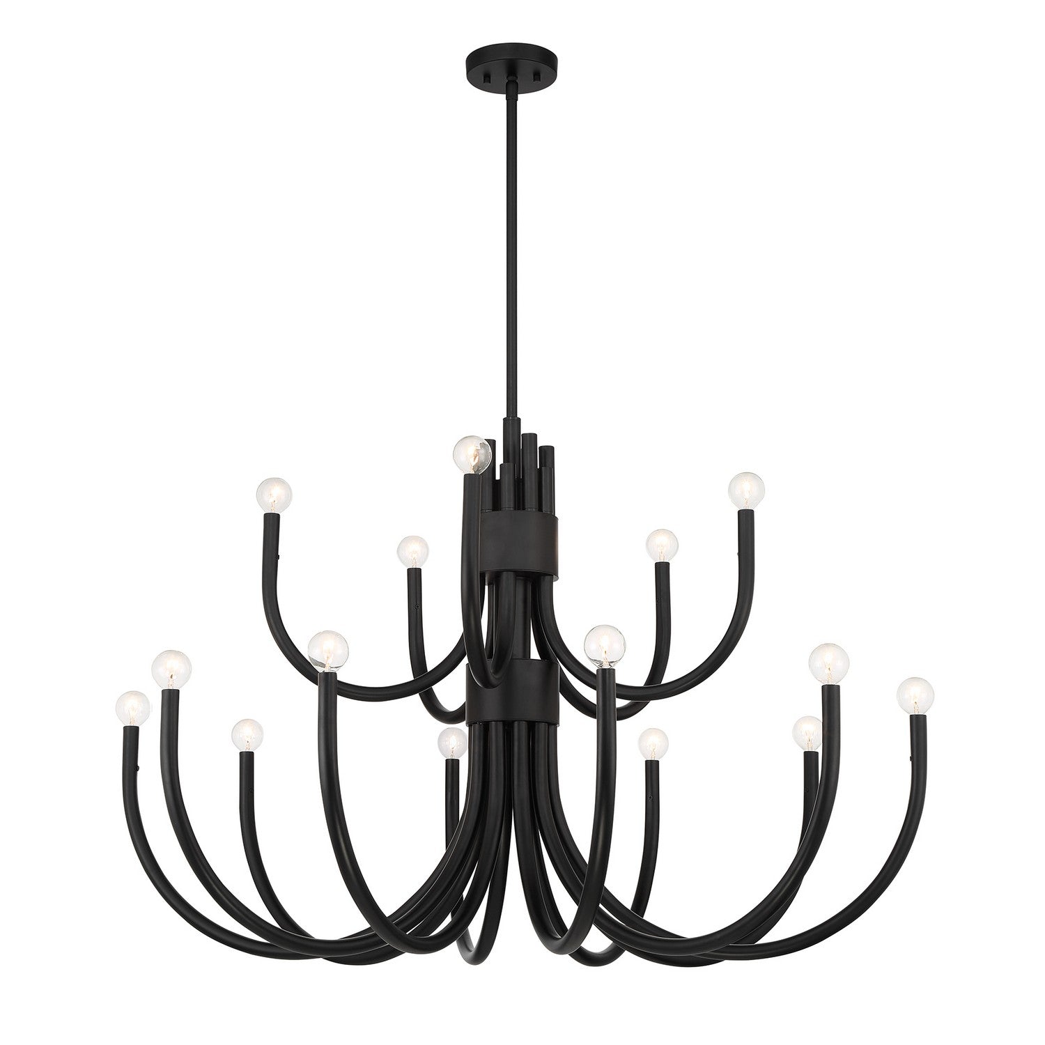 Savoy House - 1-6682-15-89 - 15 Light Chandelier - Sorrento - Matte Black