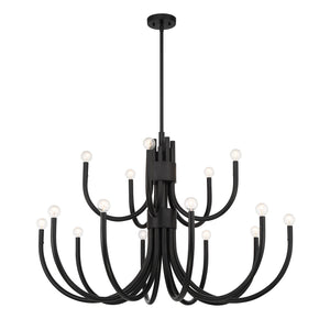 Savoy House - 1-6682-15-89 - 15 Light Chandelier - Sorrento - Matte Black